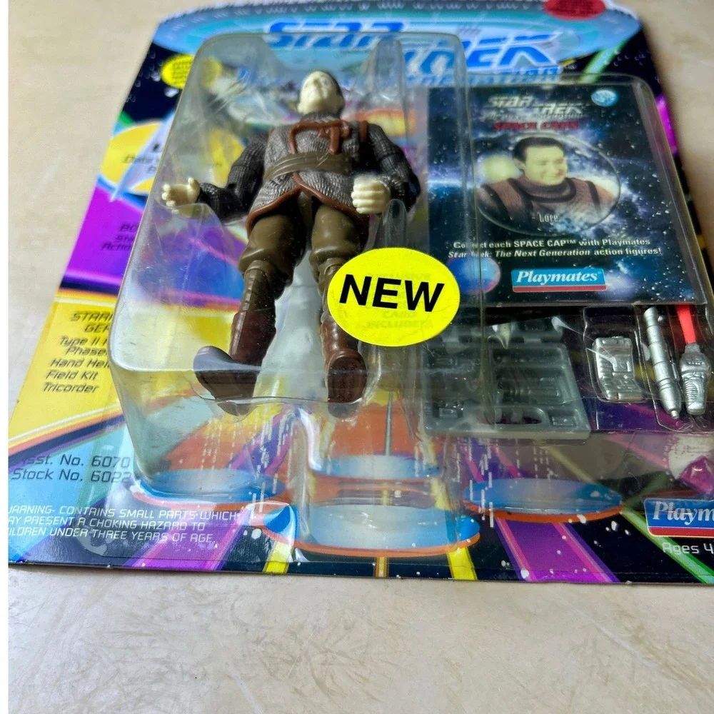 Playmates Star Trek TNG Lore Action Figure Male 4.5in Brown Vintage 1993 6022